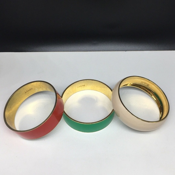 J. Crew Green Enamel and Gold Bracelet - Picture 4 of 4